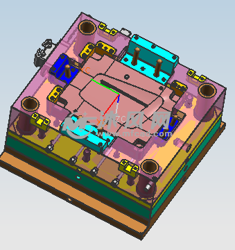 汽车安全气囊盖模具3D